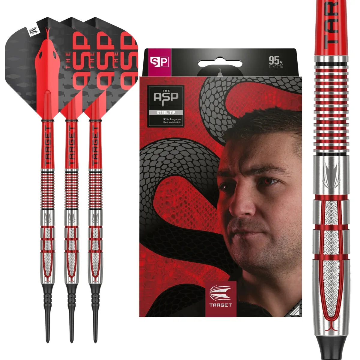 Target Darts Nathan Aspinall Gen 2 95% Tungsten Soft Tip Darts