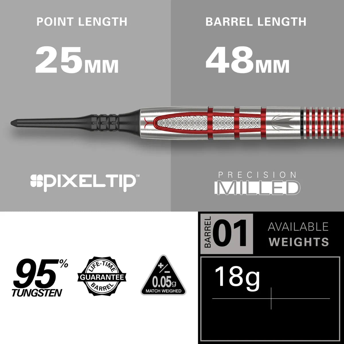 Target Darts Nathan Aspinall Gen 2 95% Tungsten Soft Tip Darts
