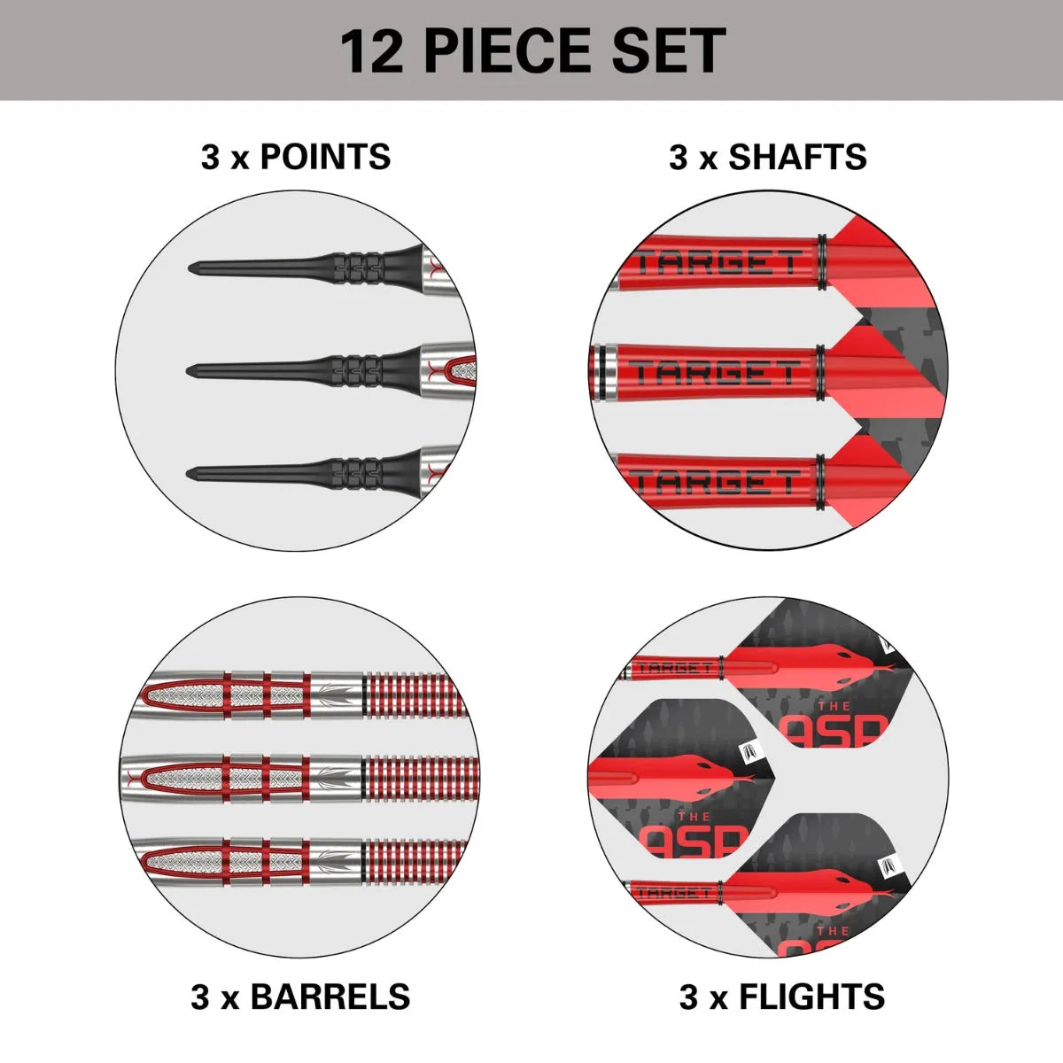Target Darts Nathan Aspinall Gen 2 95% Tungsten Soft Tip Darts
