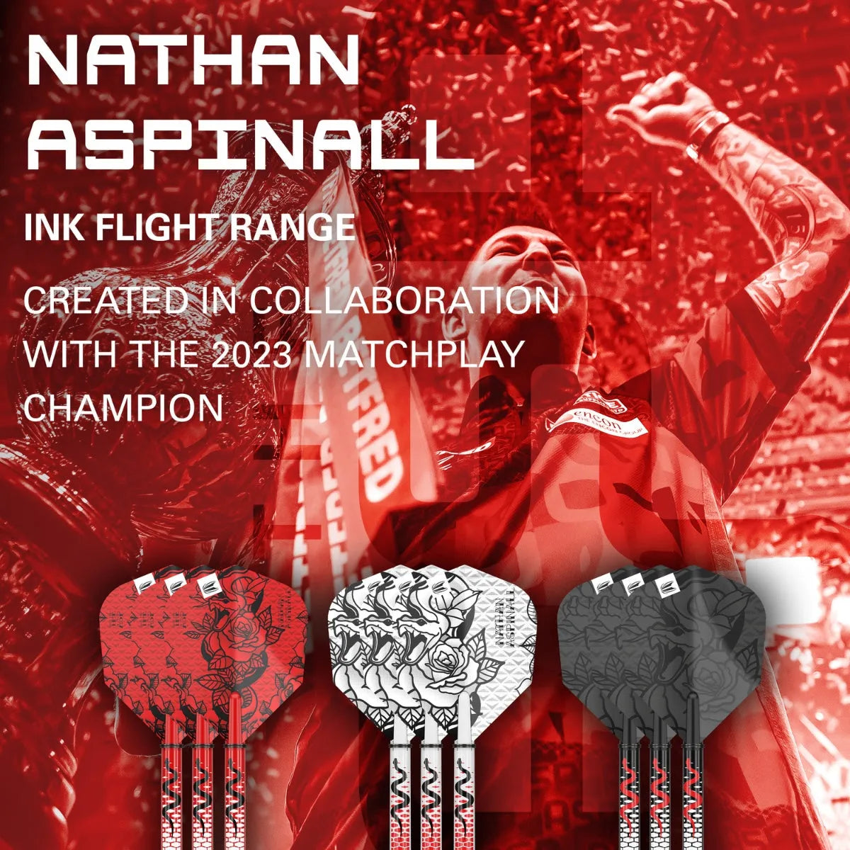 Target Darts Nathan Aspinall Ink Flight and Shaft Kit