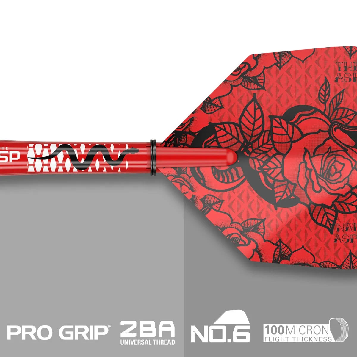 Target Darts Nathan Aspinall Ink Flight and Shaft Kit