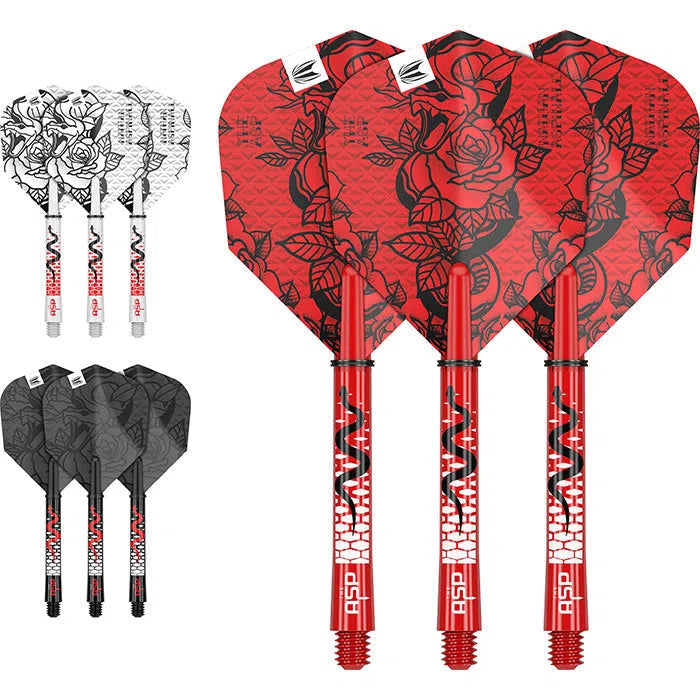 Target Darts Nathan Aspinall Ink Flight and Shaft Kit