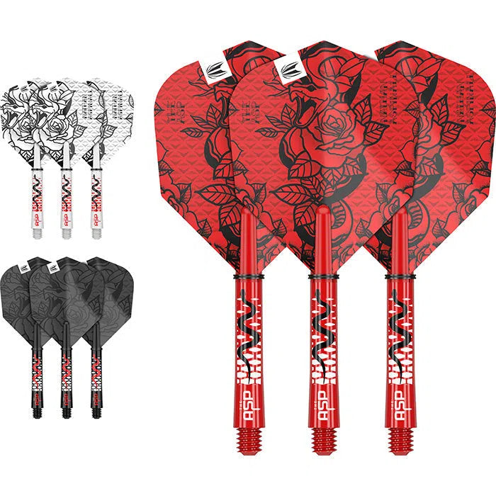 Target Darts Nathan Aspinall Ink Flight and Shaft Kit