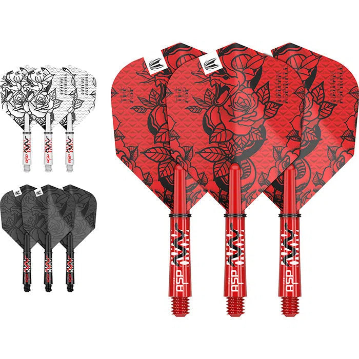 Target Darts Nathan Aspinall Ink Flight and Shaft Kit