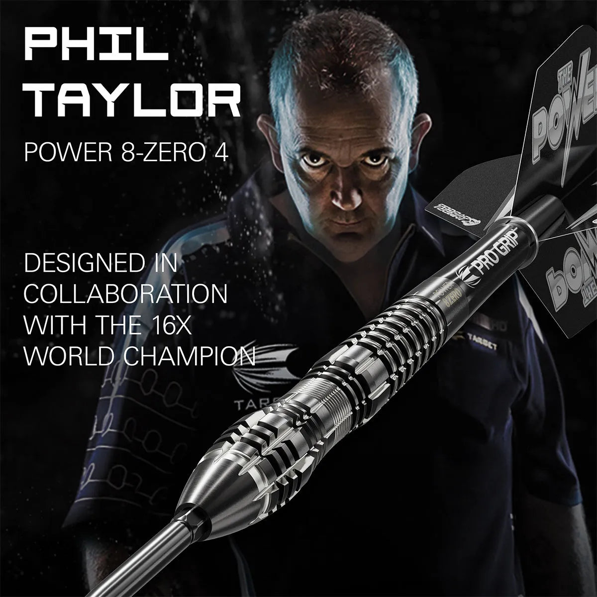 Target Darts Phil Taylor Power 8Zero 4 SP 80% Tungsten Steel Tip Darts