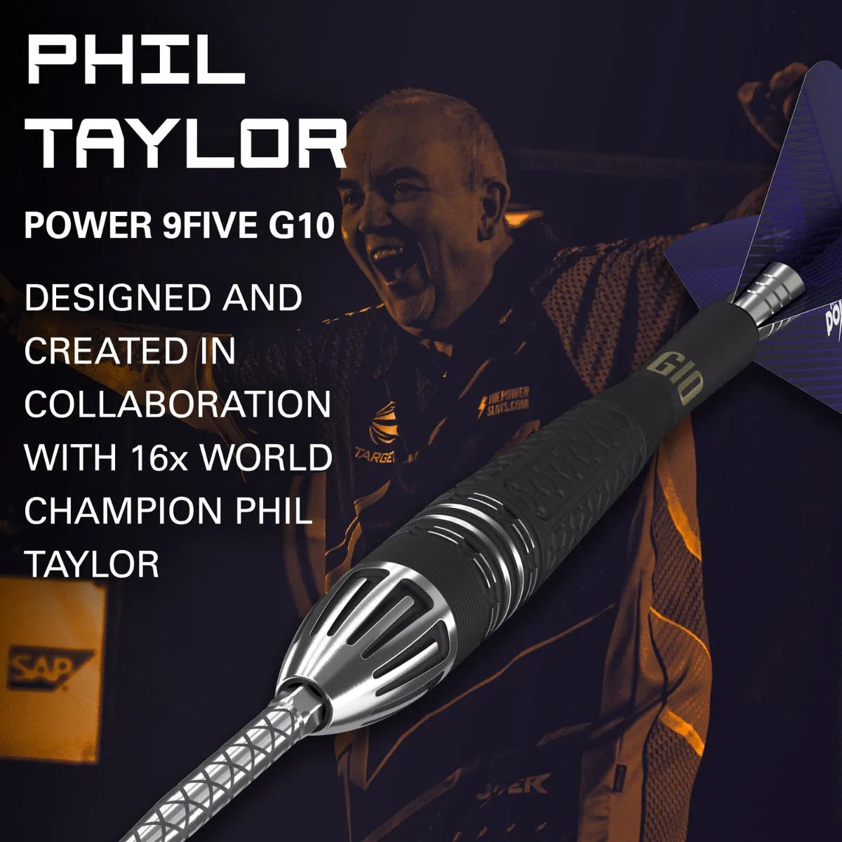Target Darts Phil Taylor Power 9Five Gen 10 SP 95% Tungsten Steel Tip Darts