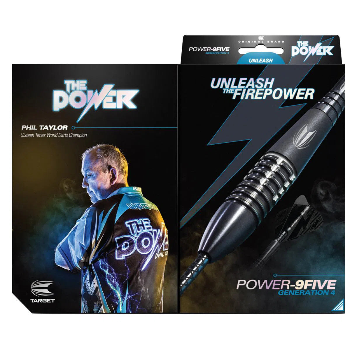 Target Darts Phil Taylor Power 9Five Gen 4 95% Tungsten Steel Tip Darts