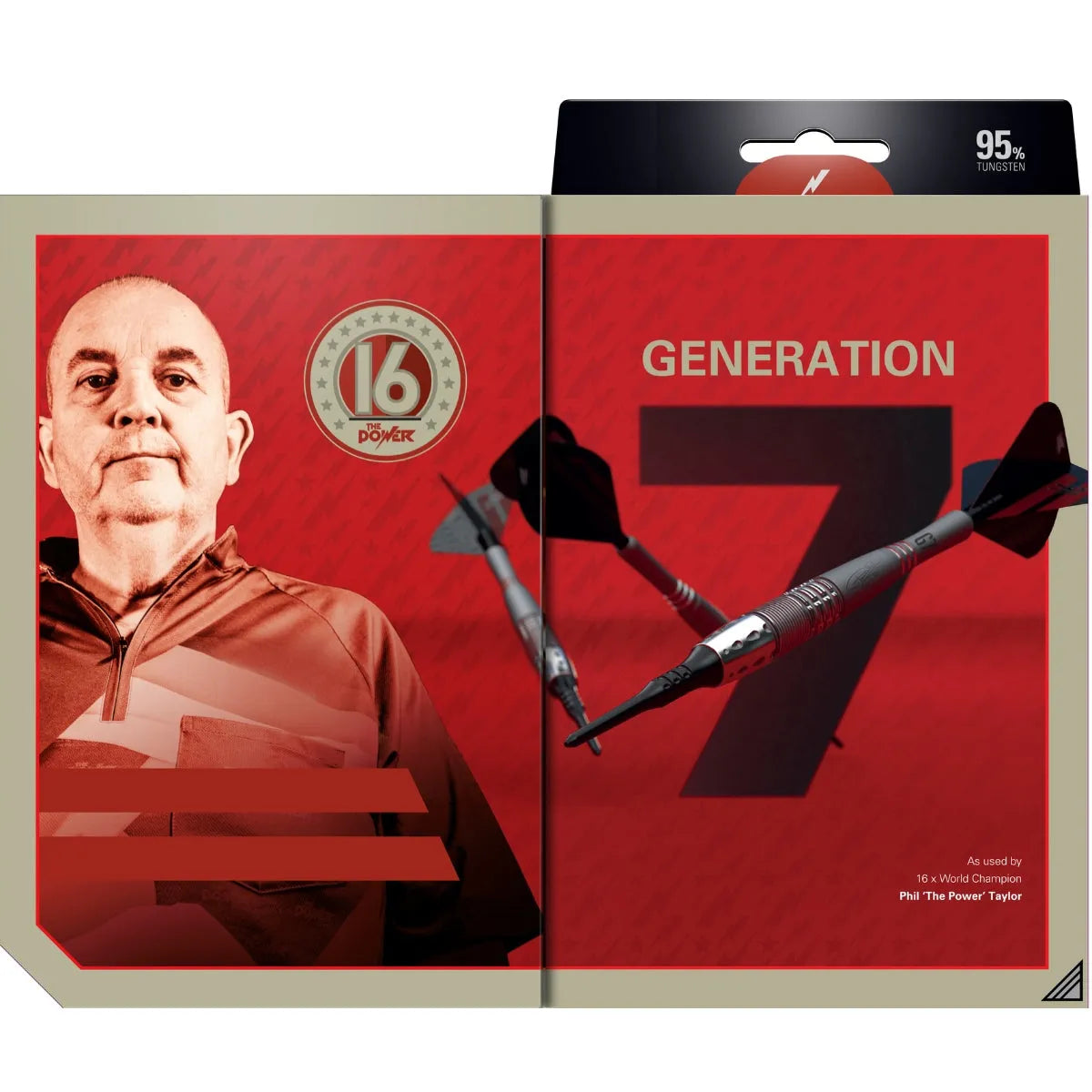 Target Darts Phil Taylor Power 9Five Gen 7 95% Tungsten Soft Tip Darts