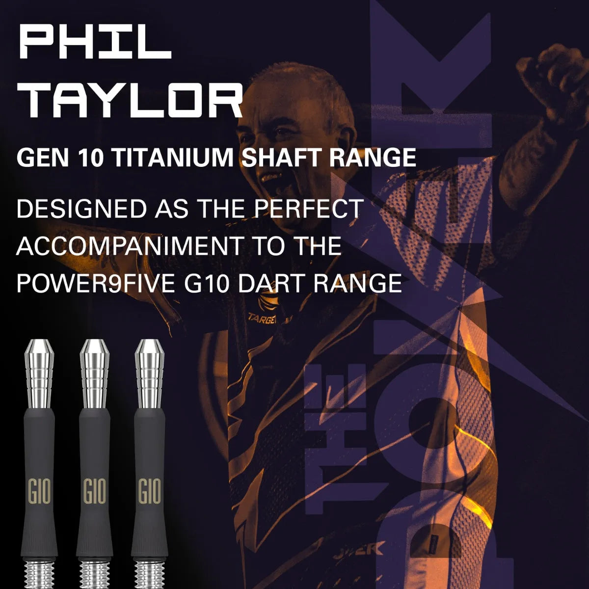 Target Darts Phil Taylor Power Gen 10 Shafts