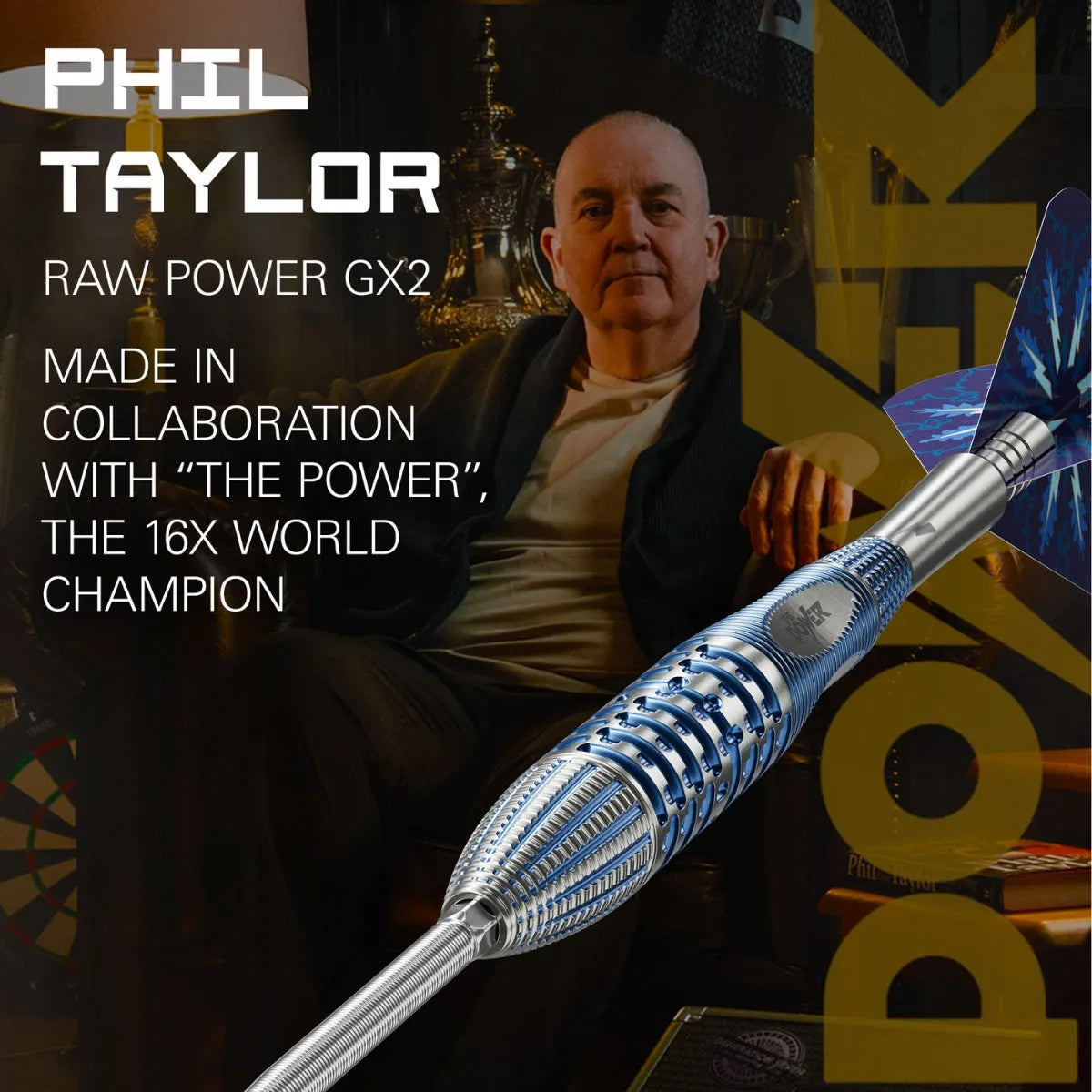 Target Darts Phil Taylor Power Gx2 SP 95% Tungsten Steel Tip Darts