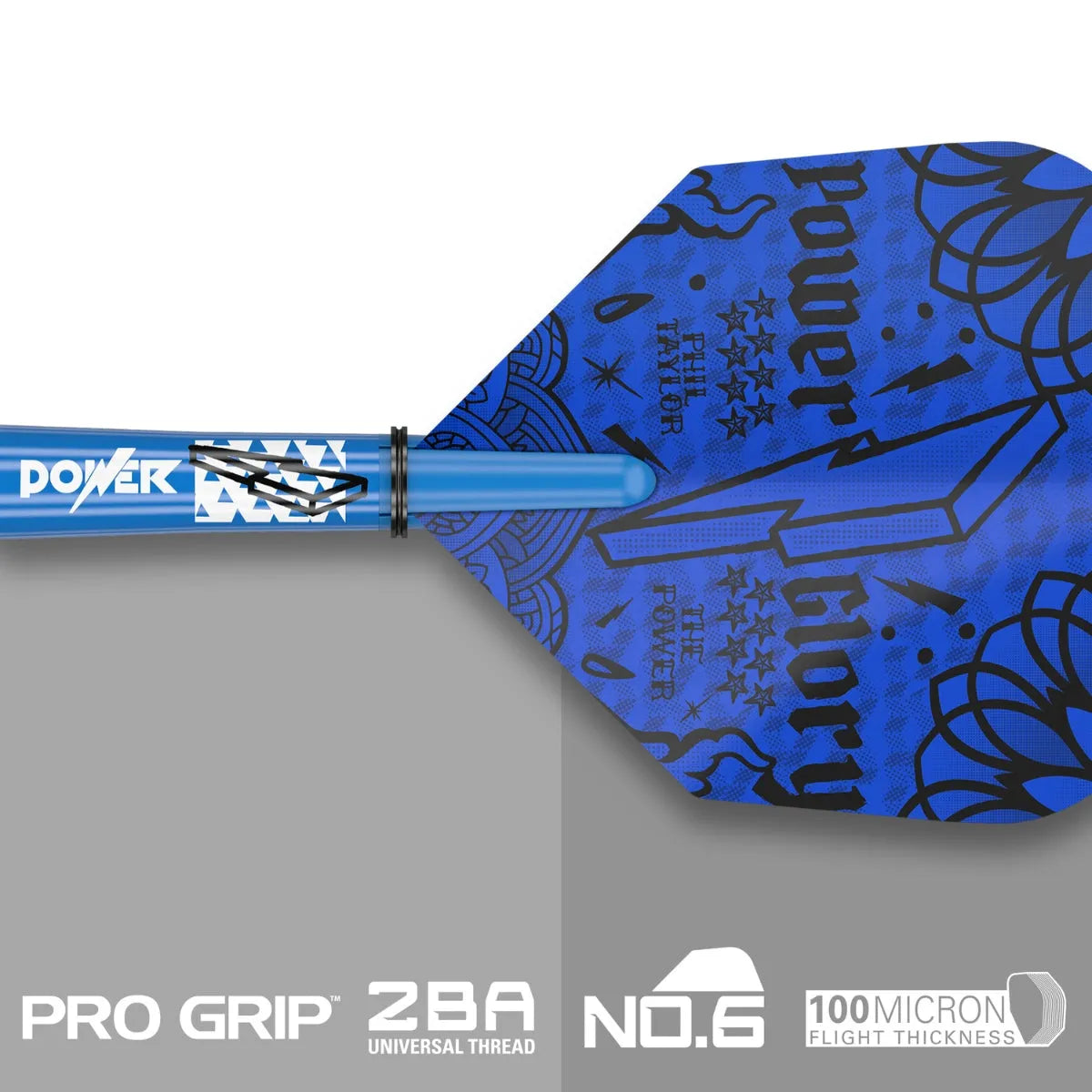 Target Darts Phil Taylor Power Ink Flight and Shaft Kit