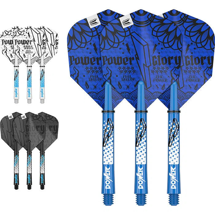 Target Darts Phil Taylor Power Ink Flight and Shaft Kit