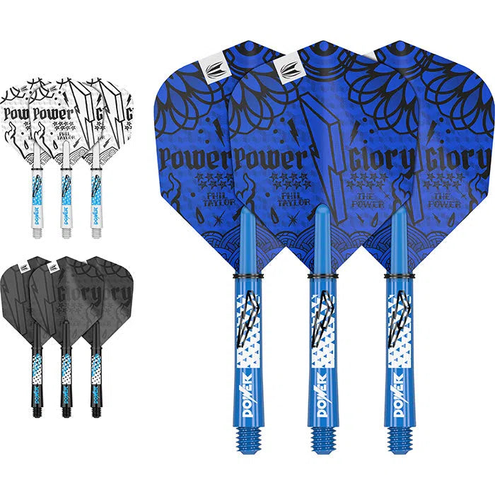 Target Darts Phil Taylor Power Ink Flight and Shaft Kit
