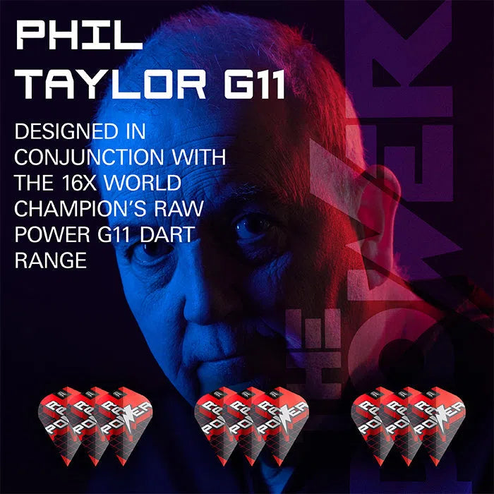 Target Darts Phil Taylor Raw Power G11 Pro Ultra Vapor S Dart Flights x3 Sets