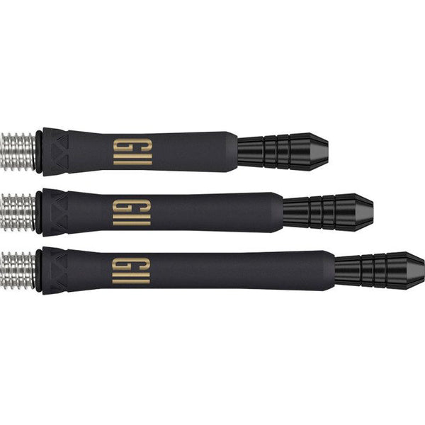Target Darts Phil Taylor Raw Power G11 Shafts-1-Black-Short-Premier Darts