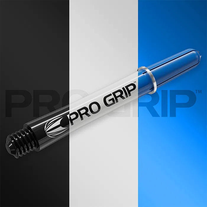 Target Darts Pro Grip Shafts Set  Black, White and Blue x3 Sets
