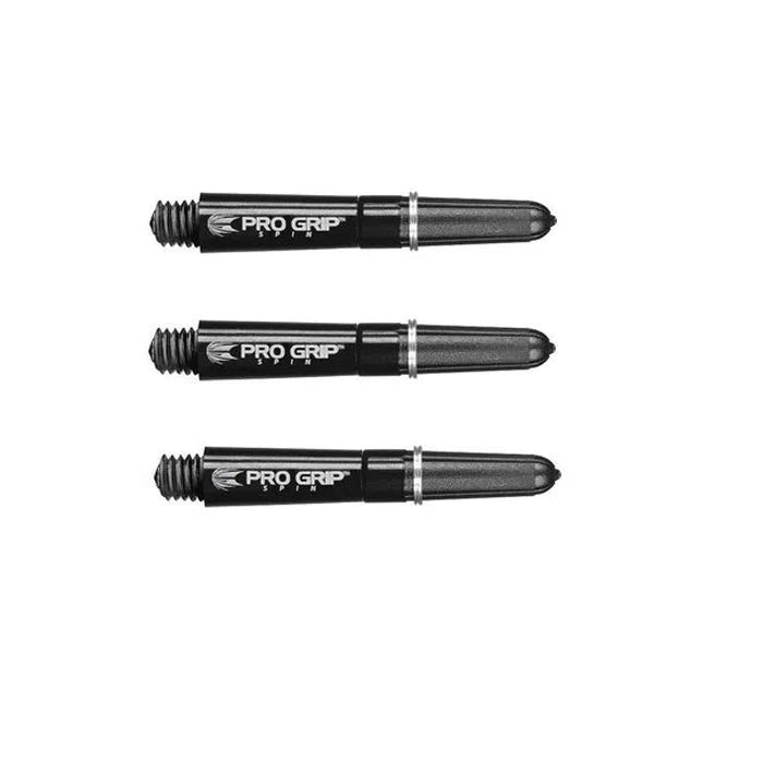 Target Darts Pro Grip Spin Dart Shafts Black