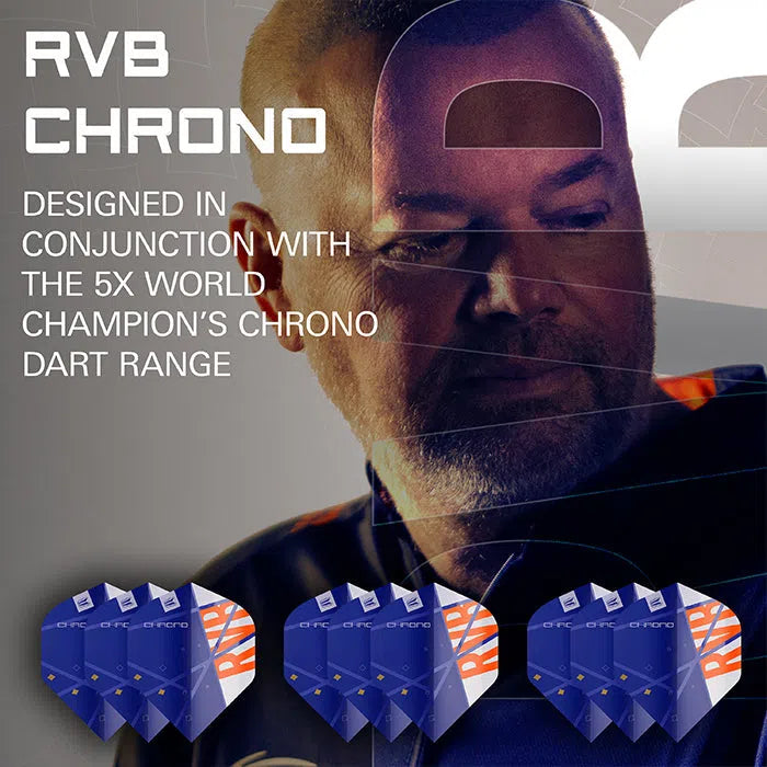 Target Darts RVB Chrono Pro Ultra No2 Dart Flights x3 Sets