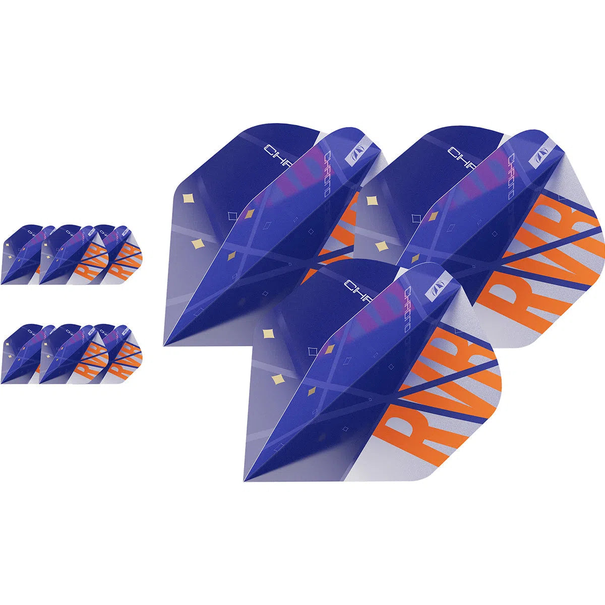 Target Darts RVB Chrono Pro Ultra No2 Dart Flights x3 Sets