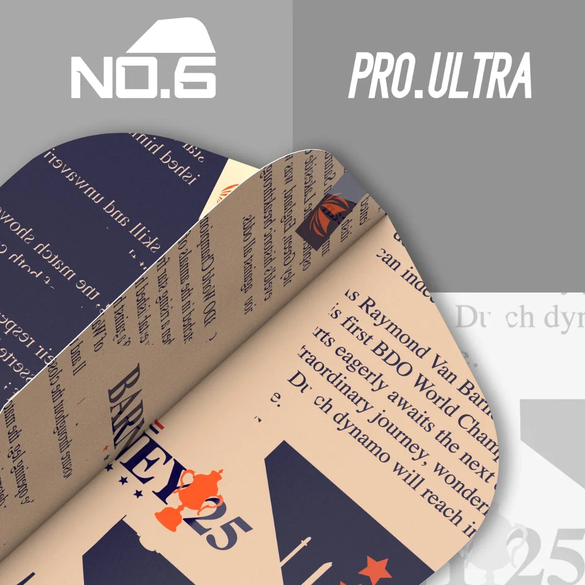 Target Darts Raymond Van Barneveld 25 No6 Flights x3 Sets