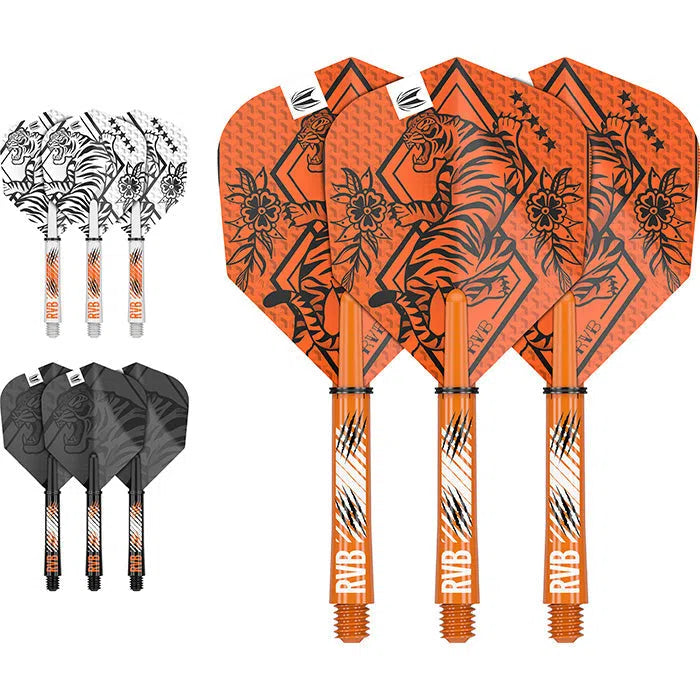 Target Darts Raymond Van Barneveld Ink Flight and Shaft Kit