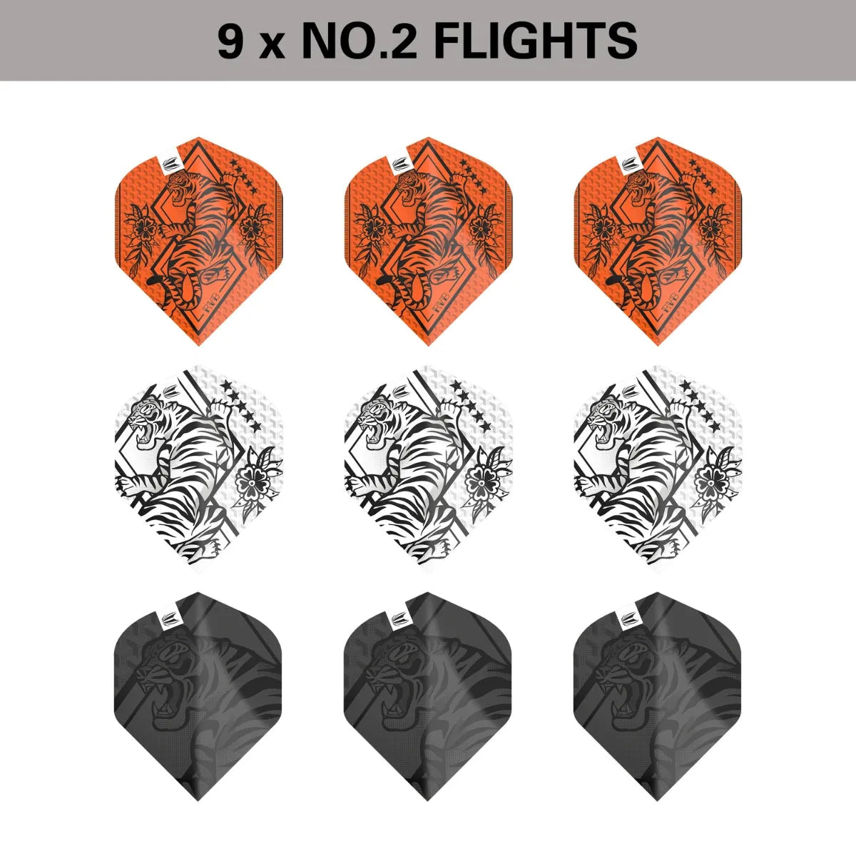 Target Darts Raymond Van Barneveld Ink No2 Flights x3 Sets