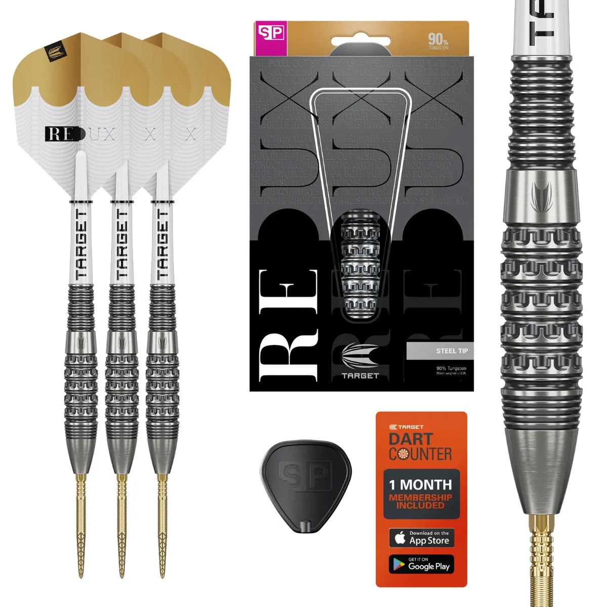 Target Darts Redux 02 SP 90% Tungsten Steel Tip Darts