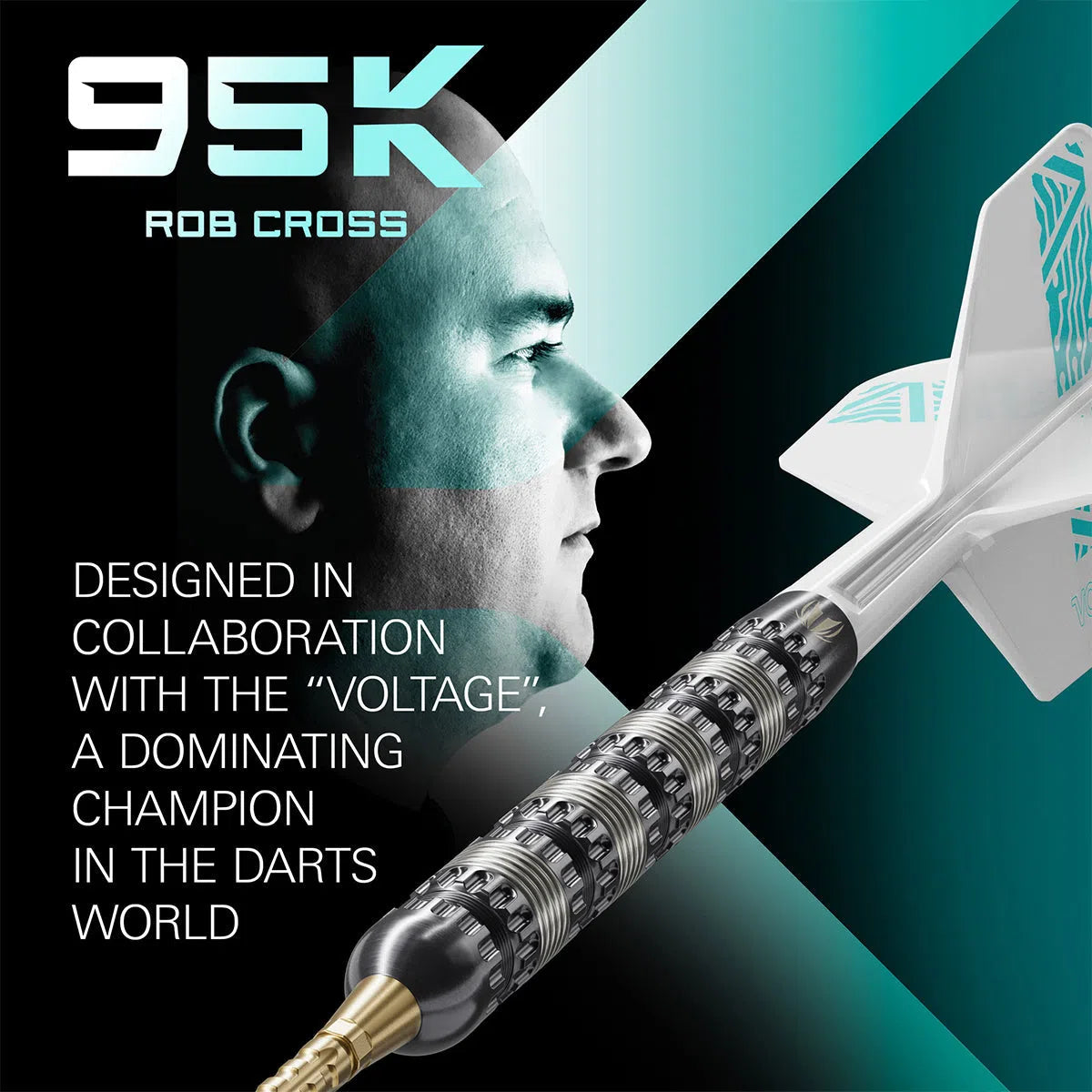 Target Darts Rob Cross 95K 95% Tungsten Steel Tip Darts