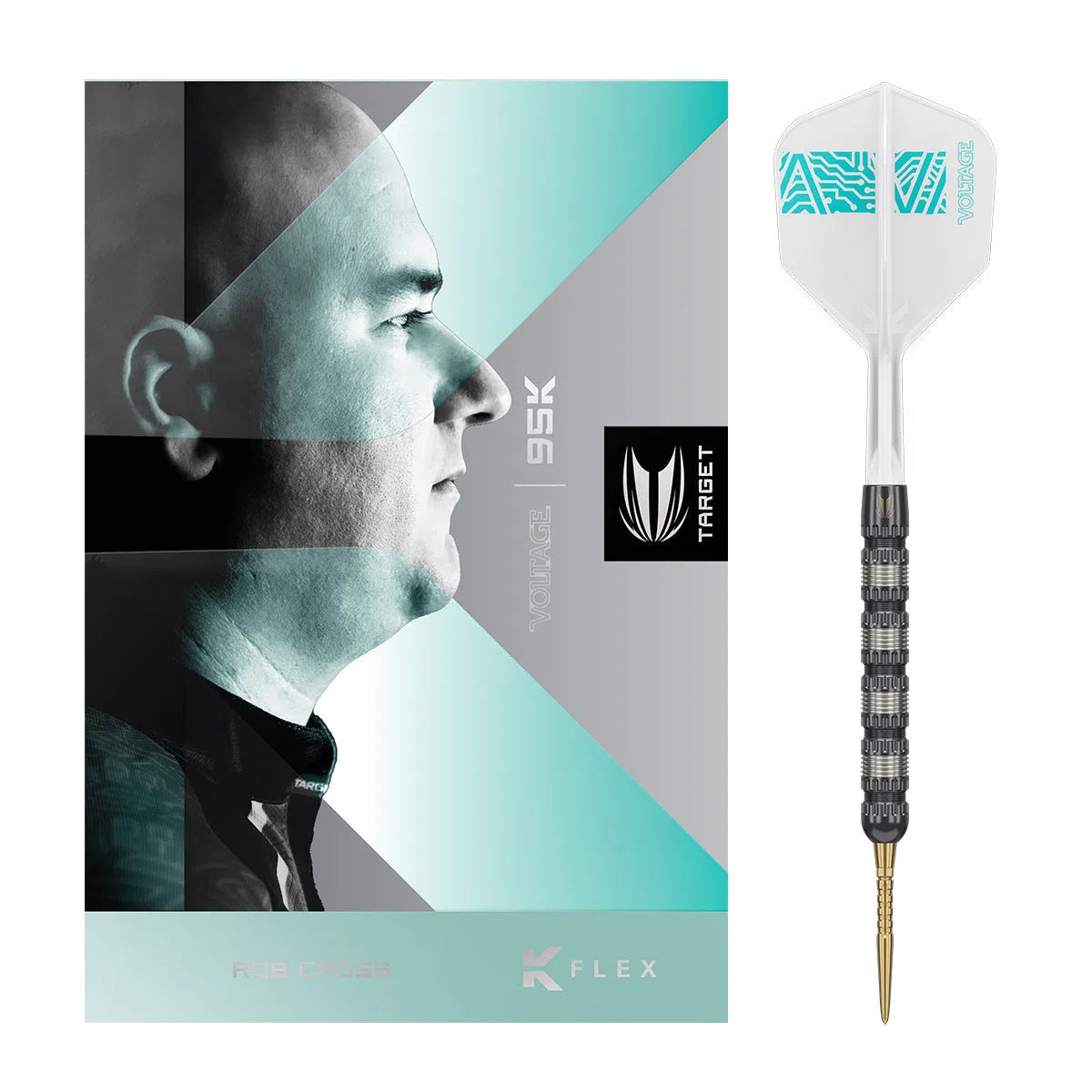 Target Darts Rob Cross 95K 95% Tungsten Steel Tip Darts