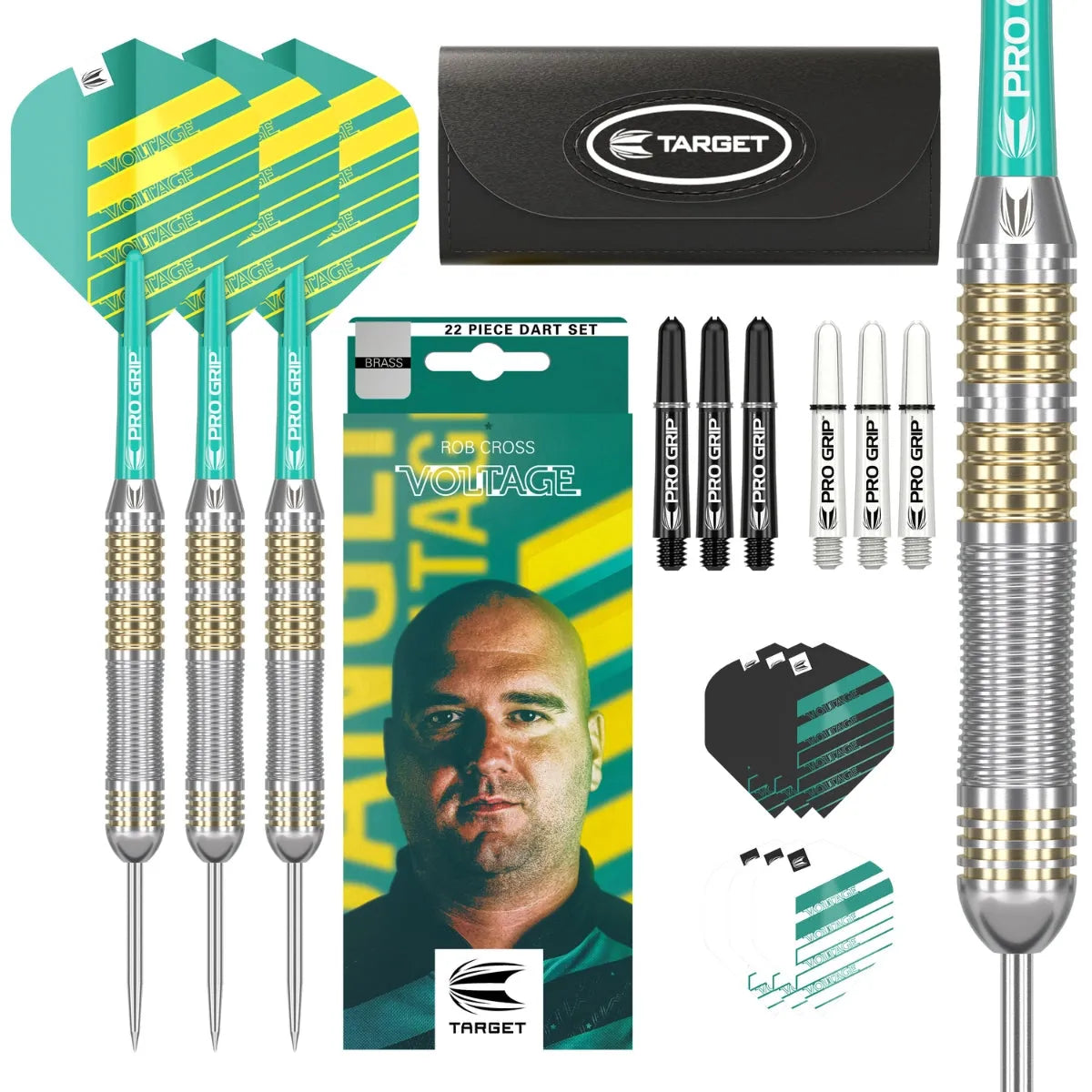Target Darts Rob Cross Brass Steel Tip Darts