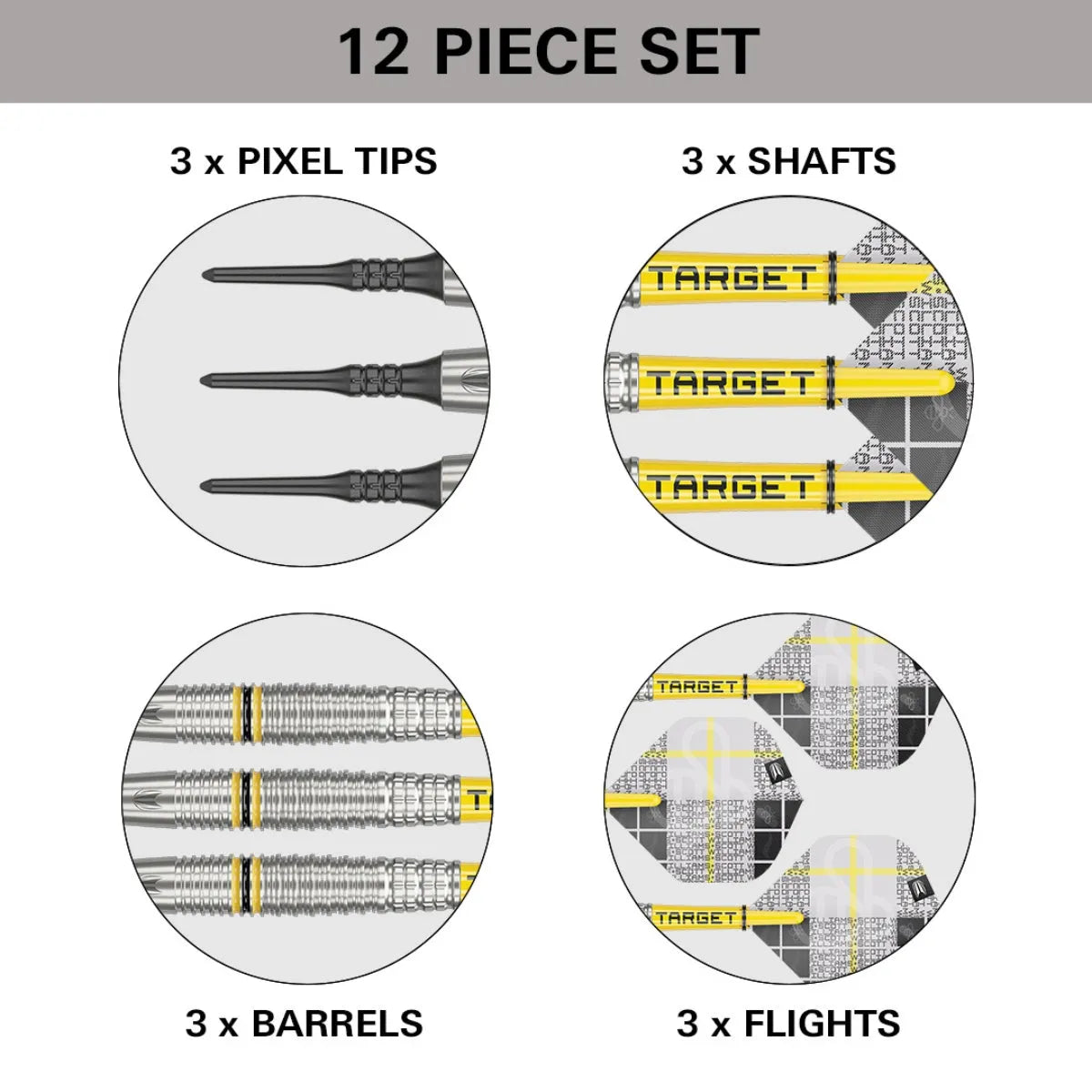 Target Darts Scott Williams Gen 2 90% Tungsten Soft Tip Darts