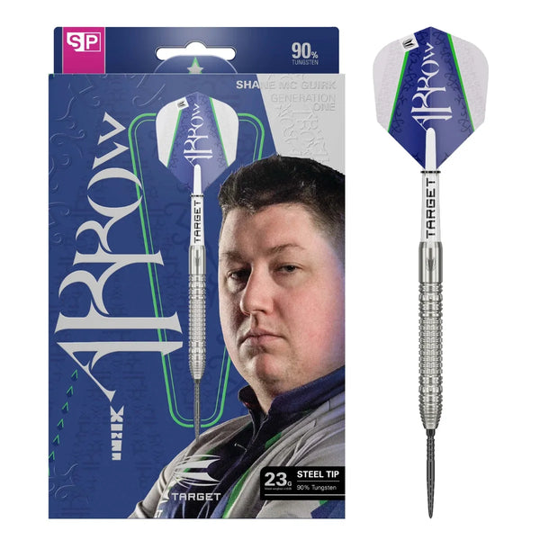 Target Darts Shane McGuirk SP 90% Tungsten Steel Tip Darts-1-23 GRAM-Premier Darts