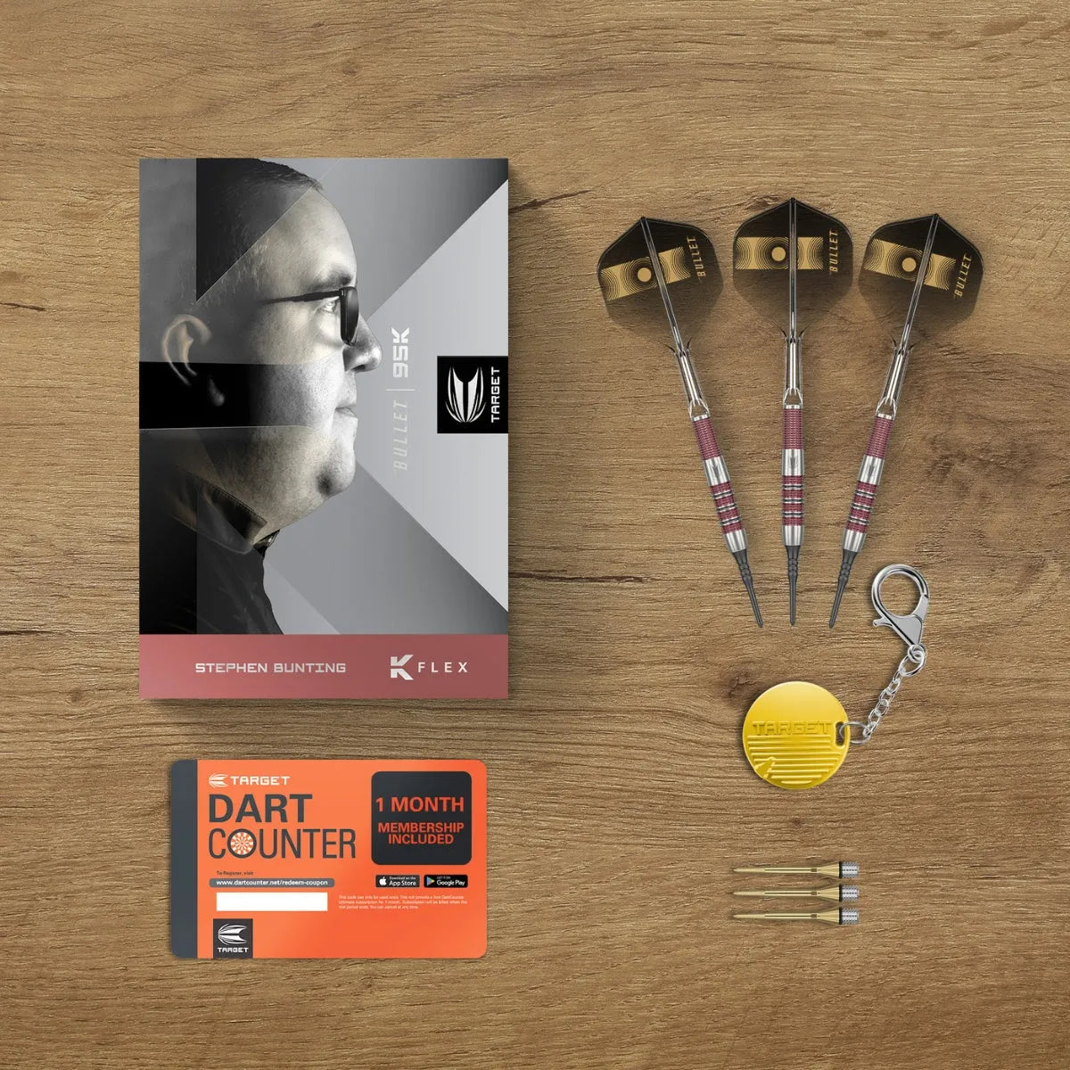 Target Darts Stephen Bunting 95K 95% Tungsten Soft Tip Darts