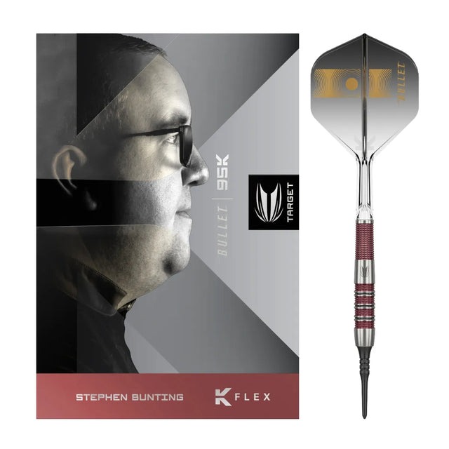 Target Darts Stephen Bunting 95K 95% Tungsten Soft Tip Darts