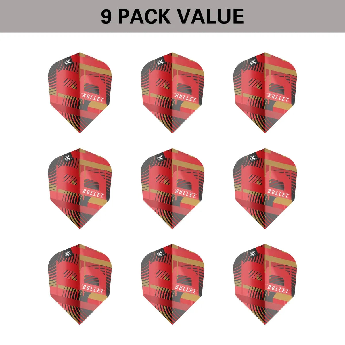 Target Darts Stephen Bunting Gen 5 No6 Flights x3 Sets