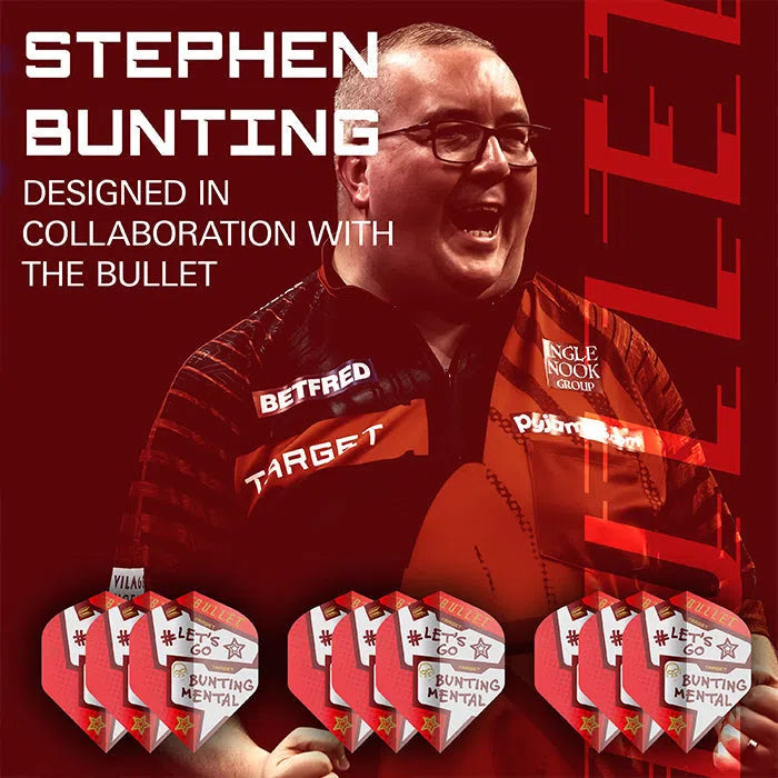 Target Darts Stephen Bunting Pro Ultra No6 Dart Flights x3 Sets