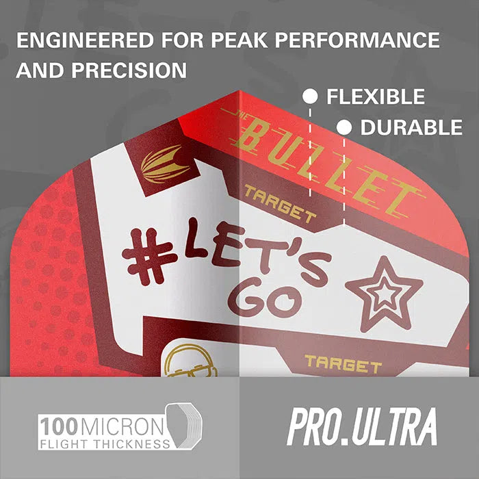 Target Darts Stephen Bunting Pro Ultra No6 Dart Flights x3 Sets