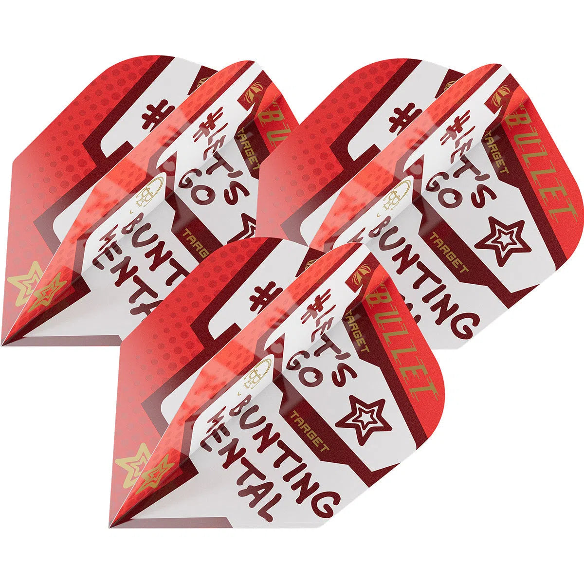 Target Darts Stephen Bunting Pro Ultra No6 Dart Flights x3 Sets