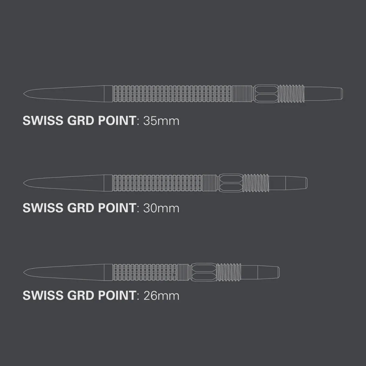 Target Darts Swiss Point GRD Dart Points