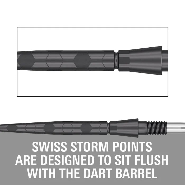 Target Darts Swiss Storm Onyx Dart Points