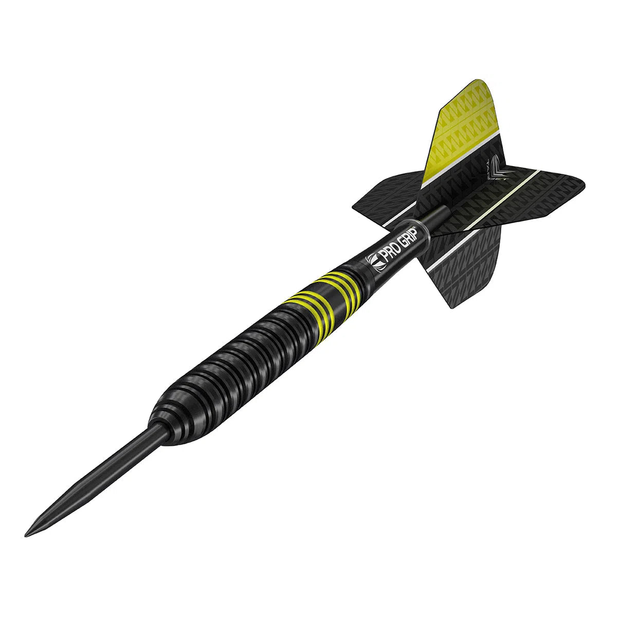 Target Darts Vapor8 80% Tungsten Black/Yellow Steel Tip Darts