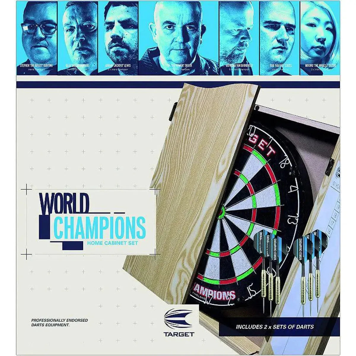 Target Darts World Champion Darts Cabinet Set-4-Premier Darts