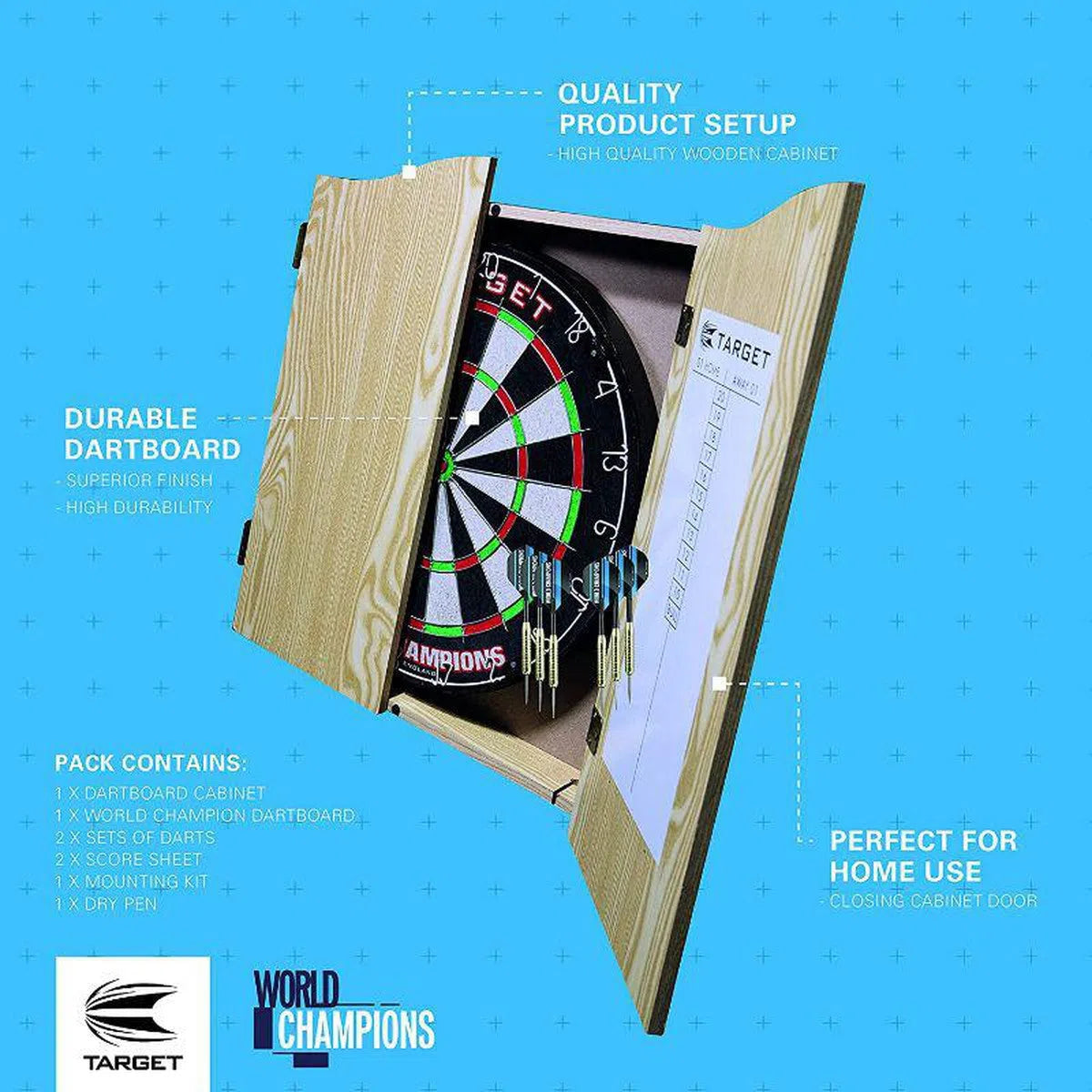 Target Darts World Champion Darts Cabinet Set