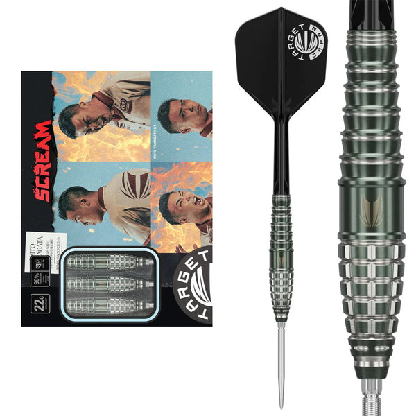 Target Japan Akito Yamagata Scream G1 90% Tungsten Steel Tip Darts-1-22 GRAM-Premier Darts