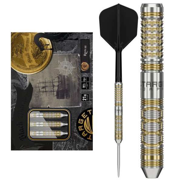 Target Japan Black Marque Reyn Gen2 SP 90% Tungsten Steel Tip Darts-1-21 GRAM-Premier Darts