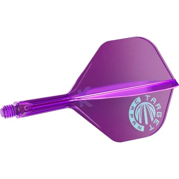 Target Japan Blue Logo Purple Limited Edition K-Flex Flight System No2-3-Short-Premier Darts