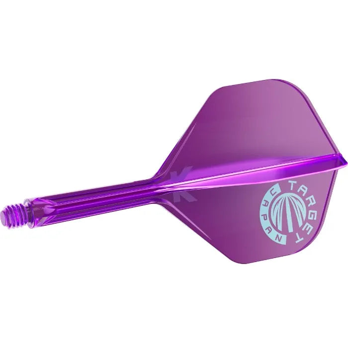 Target Japan Blue Logo Purple Limited Edition K-Flex Flight System No2-4-Short-Premier Darts