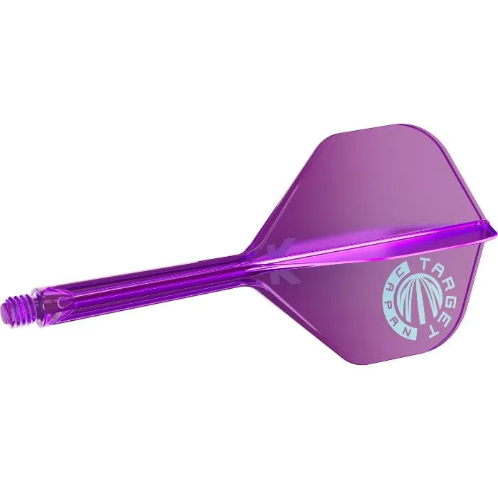 Target Japan Blue Logo Purple Limited Edition K-Flex Flight System No2-5-Short-Premier Darts