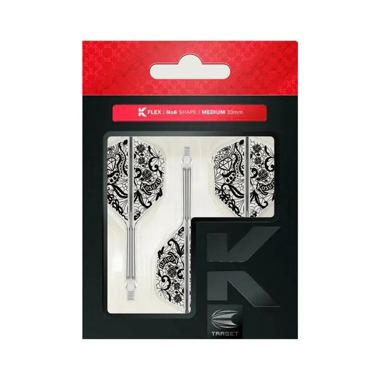 Target Japan Diamond K-Flex Flight System No6-5-Medium-Premier Darts