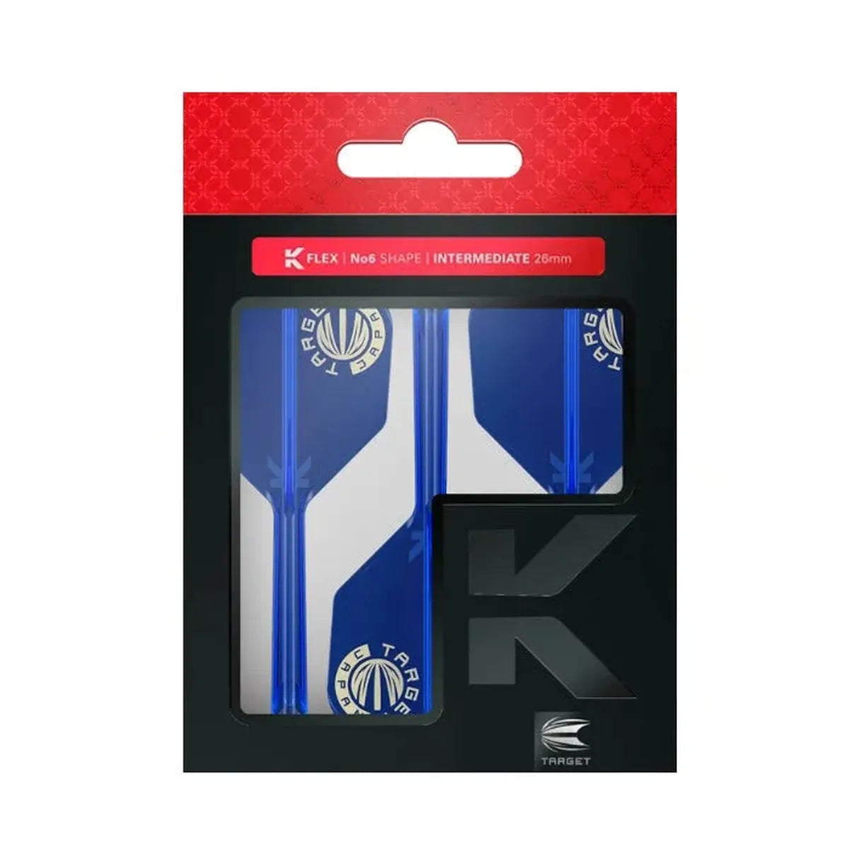 Target Japan Gold Logo Blue K-Flex Flight System No6-4-Intermediate-Premier Darts